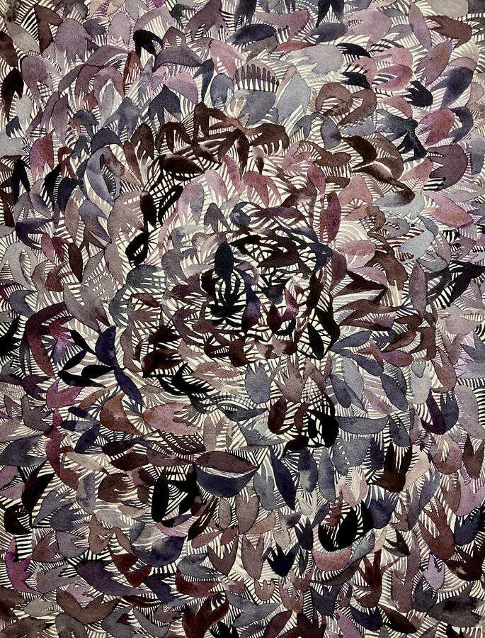 Tipitiwitchet Thicket, 12" x 9"